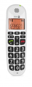 Doro_PhoneEasy_100w_white_handunit_left